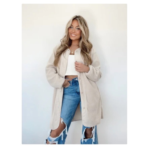 Fuzzy Shacket - Picture 1 of 5